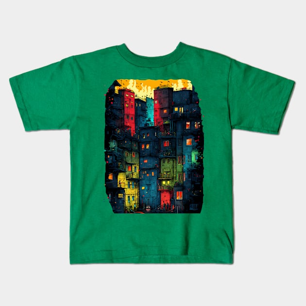 Urban Rhapsody - Vol.1 Kids T-Shirt by InkWaveTee